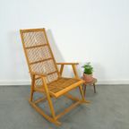 Design Hellerau Rotan Schommelstoel Vintage Stoel thumbnail 12