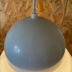 Nederlands Dutch Design Hala Zeist Hanglamp / Plafondlamp, Wit Kunststof Met Metaal Midcentury Mo thumbnail 6