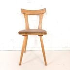 Partij 19 Vintage Houten Eetkamerstoelen thumbnail 6