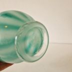 * Vintage Swirl Vaas Mintgroene Vaas Glazen Vaas Karaf Kan thumbnail 10