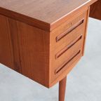 Vintage Bureau | Desk | Jaren 60 | J. Svenstrup | Deens thumbnail 4