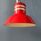 Rode Vintage Ateljé Lyktan Space Age 'Bucket' Hanglamp thumbnail 8