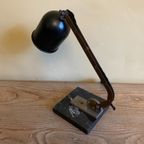 Vintage Stoer  Bureaulamp Tafellamp Lampje Frans thumbnail 3