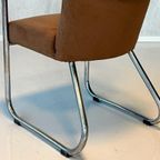 Jaren 30 Armstoel Vintage Sledestoel Buisframe Bauhaus Stoel thumbnail 10