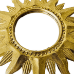 Vintage Gouden Zonnespiegel Hollywood Regency thumbnail 4