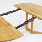 Vintage Deense Ronde Uitschuifbare Eettafel Tafel Vamdrup Stolefabrik thumbnail 3
