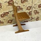 Houten Casala Stoeltje Kinderstoel Schoolstoel Vintage thumbnail 6