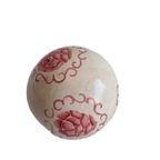 Een Ronde Bal Gips Ø 10 Cm Met Bloemmotief thumbnail 8