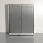 Ahrend Roldeurkast, Aluminium, 144 X 120Cm, Incl. 3 Legborden thumbnail 2