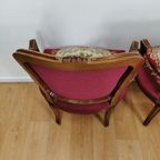 Set Brocante Vintage Franse Louis Xv Stoeltjes, Fauteuils Set Prijs thumbnail 17