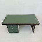 Vintage Desk Wegné Wood With Green Formica Top , 1970S thumbnail 6