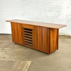 Italiaans Vintage Dressoir Kast Met Walnoot Hout thumbnail 9