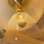 Italian Murano Glass Swirly Donut Hanging Light thumbnail 11