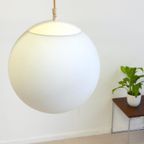 Retro Vintage Lamp Hanglamp Jaren 60 / 70 Melkglas Wit Bol thumbnail 3
