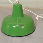 Vintage Emaille Industriële Hanglamp, Groen thumbnail 7
