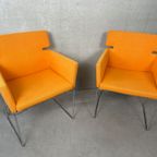 2x Vintage Design ‘key-s’ Fauteuils – Arnold Merckx – Artifort thumbnail 2