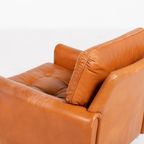 Danish Modern Cognac Leather Armchairs From 1960’S thumbnail 10