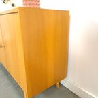 Fineer Dressoir Met Lades En Houten Handgrepen, Tv Meubel thumbnail 13