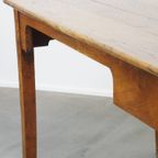 Mooie En Charmante Franse Antieke Eettafel/ Werktafel Met Een Lade Uit Eind 18e Eeuw thumbnail 14