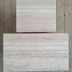 Italy Travertine Nest Tables 70 'S thumbnail 5