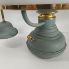Schitterende Retro/vintage (elektrische) Mushroom 'olielamp' Plafondlamp Met 2 Lichtbronnen thumbnail 9