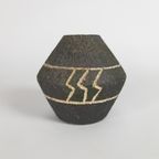 Pieter Groeneveldt - Sgraffito Vaas - Aardewerk - Made In Holland - 60'S thumbnail 2