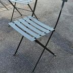 Set Van 4 Frans Metalen Tuin Klapstoelen thumbnail 22