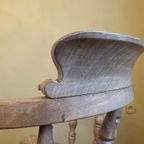 Engelse Countryhouse Bureaustoel Stoel 19e Eeuws thumbnail 9
