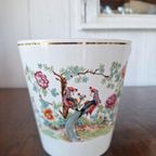 Vintage Plafoniere, Plafond Lamp, Facet Glas Lampje thumbnail 16