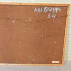 Vintage Origineel Schilderij, "dubbelportret", M.w. Hendeiks thumbnail 14