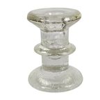 Iittala - Timo Sarpaneva - 'Ice Glass' - Kandelaar - Finland - 70S thumbnail 2