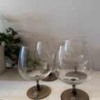 Schott En Zwiesel Christinehutte Vintage Set Van 4 Cognac Glazen thumbnail 8