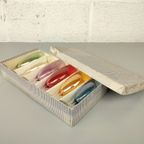 Set Vintage Gekleurde Champagneglazen thumbnail 3