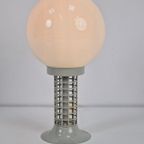 Vintage Tafellamp Herda '70 Melk Glas Metaal Mid Century thumbnail 3
