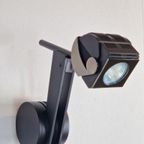 Postmodern Debsch Aster Wandlamp Metaal Spot Italy Zwart ´90 thumbnail 12