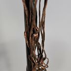 Rare Floor Lamps With Little Stones In Copper Wire / Labeled Sap thumbnail 4