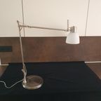 Bureaulamp - Tafellamp - Metaal - Zilverkleurig - Verstelbaar thumbnail 2