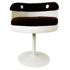 Space Age Tulip Stoel Bruin Teddy 1970’s thumbnail 4