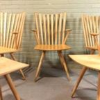Set Van 5 Deens Design 'mikado' Stoelen, Kvist thumbnail 18