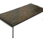 Vintage Brutalist Coffee Table With Chrome Frame, 1970 thumbnail 22