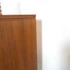 Fineer Dressoir Uit Zweden Met Wit Stalen Poten thumbnail 7