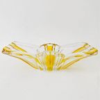 August Walther & Sohne Persglas Schaal Geel 1970’s thumbnail 7