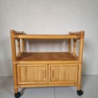 Vintage Barcart Vinyl Tafel Lp Platen Speler Trolley Tafel thumbnail 7
