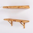 Pair Of Vintage Bamboo-cane Wall Shelves thumbnail 7
