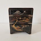 Antiek Chinees Sieraden Kastje Houten Ladekastje thumbnail 2