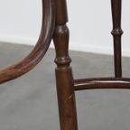 Leuke Originele Vintage Thonet Bistro Design Stoel Met Armleuningen thumbnail 12