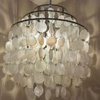 Capiz Schelpen Hanglamp Chrome Frame 45 Diameter thumbnail 17