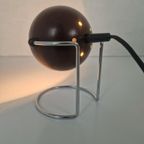 Vintage Space Age Eyeball Lamp Bruin Jaren 70 Design. thumbnail 9