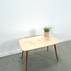 Formica Salontafel Met Messing Poten En Vissen, Coffee Table thumbnail 4