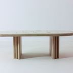 Detailed Travertine Coffee Table thumbnail 3